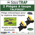 2 Pièges à taupe Talpirid, Solu